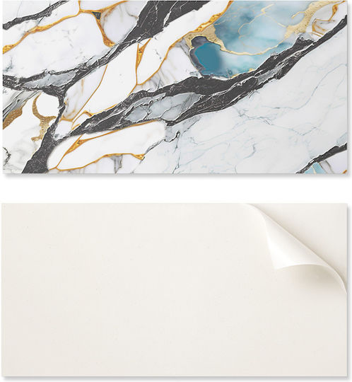Self Adhesive Graphic Decoration Office Or Study Marble Pattern Work 120x60 cm