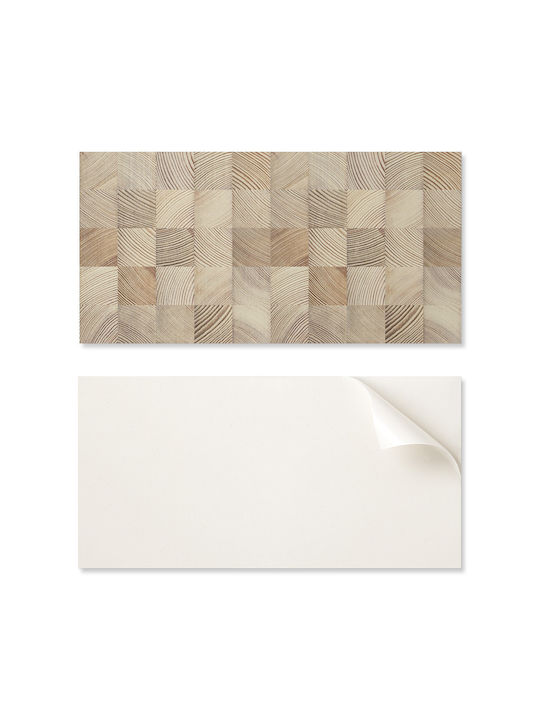 Vinyl Wandsticker Für Boden Grafisches Küchen Design Holzplanken 100x50 cm