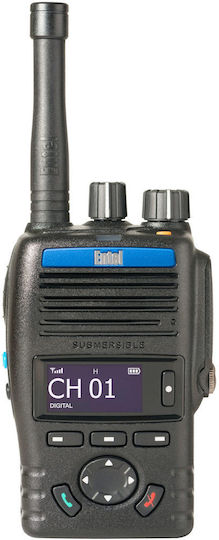 Entel DX585M-IS Kabelloser CB- und Zwei-Wege-Funkgerät UHF 3W mit Monochrom-Display