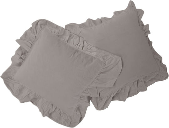 Limasso Μαξιλαροθήκη Μελιά 2τμχ 40x40εκ.