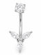 Poco Loco Belly Button Piercing from Steel Silver