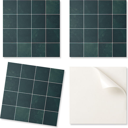 Set of Vinyl Tiles Decorative Kitchen Or Bathroom Geometric Tile Design 20x20x20 Cm
