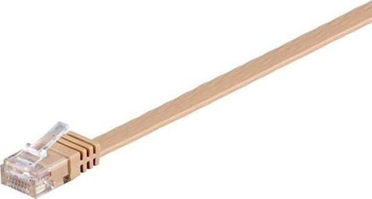 Goobay U/UTP Kat.6 Ethernet Netzwerkkabel 0,5m Weiß
