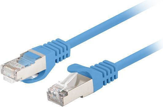Lanberg U/UTP Kat.6 Gigabit Netzwerkkabel Ethernet 0,5m Blaue 10 Stücke