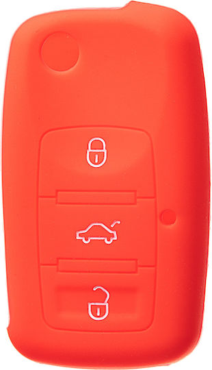 Silikon Schlüsselhülle VW Skoda Seat Rote