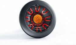 Set Rear Trailer Lights Led Neon 3 Functions 12 24V Horpol Black Border