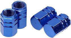 Car Tire Valve Cap R-z17104-4u 140521 Blue Tr264314
