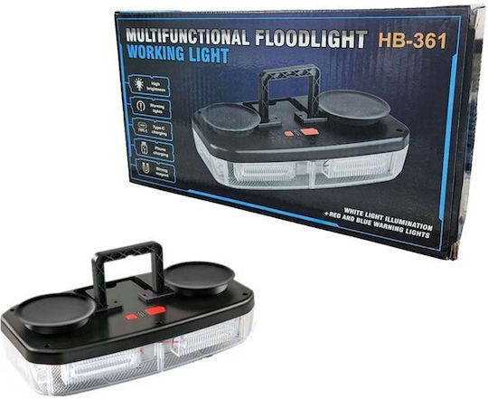 Far Auto Hb-361 Multifuncțional Floodlight Working Light Galben Roșu