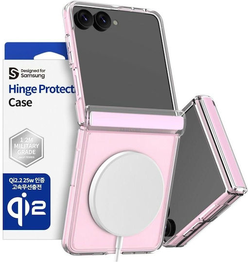 Araree Duple 360 Full Cover Plastic Silicone Pink Galaxy Z Flip8