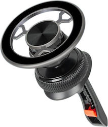 Car Mobile Mount with Magnet Gun Grey