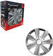 Versaco Set Capace roți auto 4 buc 14" Argintii Wheel Covers