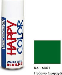 Saratoga Sprüharzfarbe Happy Acryl Grün 6001 400ml