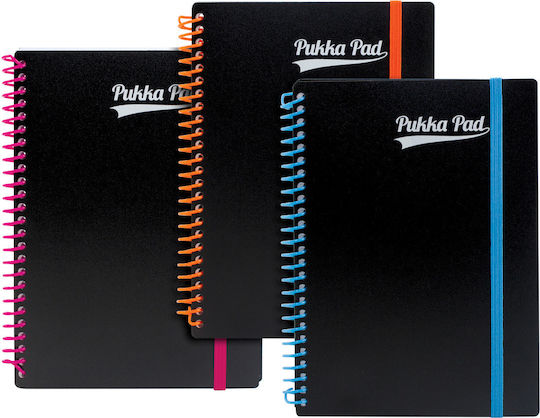 Pukka Spirale Schulheft Geregelt A5 100 Papiereinlagen (Verschiedene Designs oder Farben) 7663-PPN