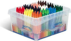 Giotto Wax 144 Pieces Plastic Box