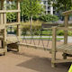 White Rhino Wooden Play Tower White