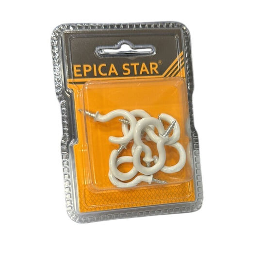 Epica Star EP-40014 Plastic Hangers 8 Pieces