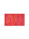 Ioli Handgefertigter Rechteckiger Baumwollteppich Rote Farbtöne 60x94cm