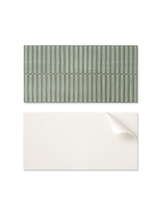 Κολλητό Πάνελ Pvc Μοτίβο Ιδανικό Διάδρομο 120x60 Cm Ορθογώνια Μοντέρνα Πλακάκια