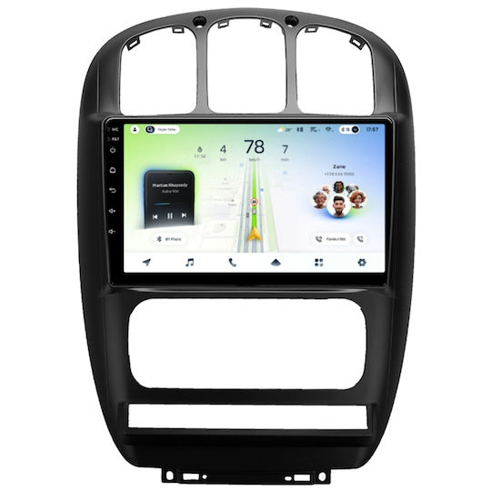 Teyes Sistem Audio Auto Chrysler Voyager 2000-2007 Bluetooth USB Wi-Fi GPS Apple CarPlay Android Auto Cu Ecran Tactil 10.2"