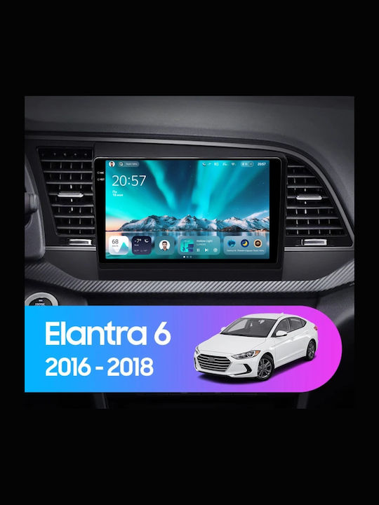 Teyes Cc4 Navigație Auto Hyundai Elantra 6 2015-2018 6+64gb 9.5" Qled Octa-core 2.7ghz Android 4g Bluetooth 5.1 Dsp Variantă A