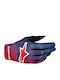Alpinestars Radar Ucla Men's Motorcycle Gloves Fire Red/Deep Blue