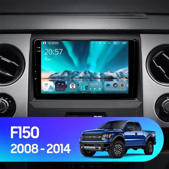 Teyes CC4 Auto-Audiosystem Ford F150 2009-2014 6+128GB 9.5" Qled Octa-core 2.7GHz Android 4G Bluetooth 5.1 DSP Variante B