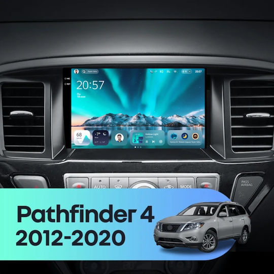 Teyes Cc4 Car Navigation Nissan Pathfinder 2013-2020 6+128gb 9.5" Qled Octa-core 2.7ghz Android 4g Bluetooth 5.1 Dsp Variant A
