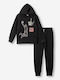 Kids Sweatpants Set Black 2 Pieces