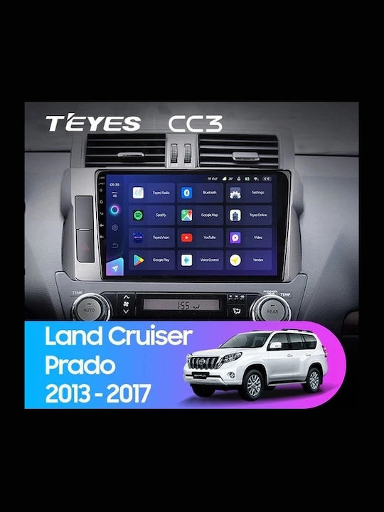 Navigație Auto Asistență Ai Teyes Cc4 Pro Toyota Croazieră Pe Uscat Prado J200 2013-2017 8+128gb 10.36" Qled Android 13 5g 7.1 Dsp Carplay