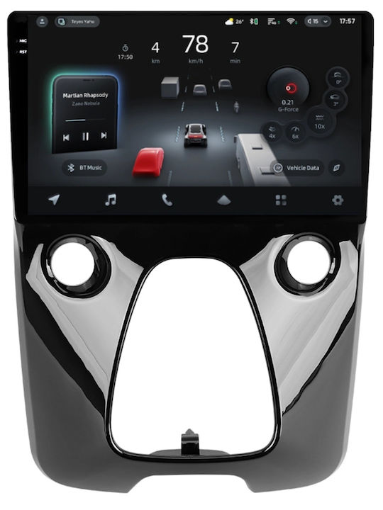 Teyes Cc4 Pro Navigație Auto Asistată Ai Peugeot 108 2014-2021 8+128gb 9,5" Qled Android 13 5g 7.1 Dsp Carplay