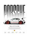 Poster Porsche 911 Gt3 Rs Cr153 40cm x 50cm-71622pd158603