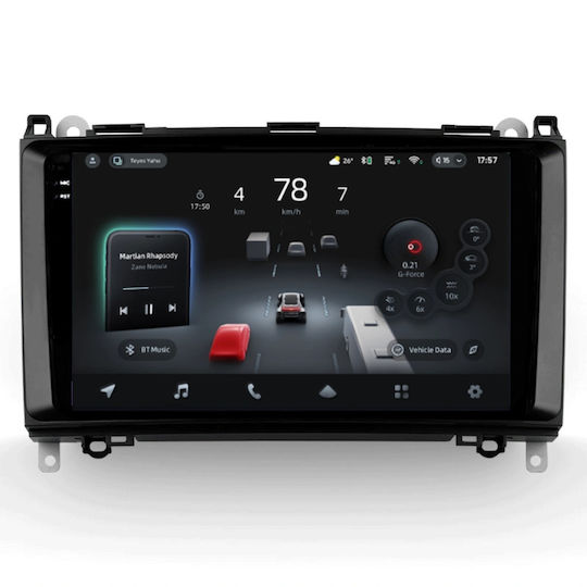 Navigație Auto Asistență AI Teyes Cc4 Pro Mercedes-Benz Clasa B W245 2005-2011 8+128GB 9.5" QLED Android 13 5G 7.1 DSP CarPlay