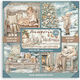 Hârtie Materiale Pentru Scrapbooking 22 Bucăți 30.5×30.5cm Stamperia White Christmas