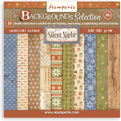 Scrapbooking-Zubehör Papier 10 Stück 20,3×20,3c...