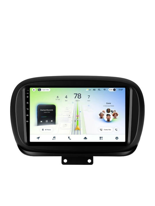 Teyes Sistem Audio Auto pentru Fiat 500X 2014-2018 Bluetooth USB Wi-Fi GPS Apple CarPlay Android Auto cu Ecran Tactil 9"