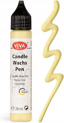 Candle Wax Pen Viva Decor Candle Decoration Pen 28ml Pastel Yellow