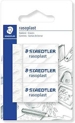 Staedtler Γόμα για Μολύβι Blister 3τμχ Γκρι