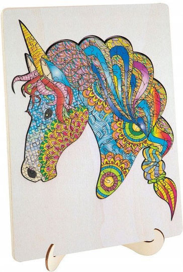 Ξύλινο Παιδικό Puzzle Unicorn 140pcs Grafix