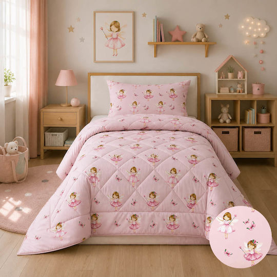 Astron Italy Παιδικό Πάπλωμα Μονό Fairytale Girls 160x240εκ.