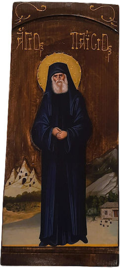 Saint Paisios Icon 14cm Width 33cm Height 2cm Thickness