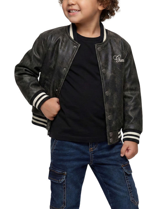 Kids Casual Jacket Short Black