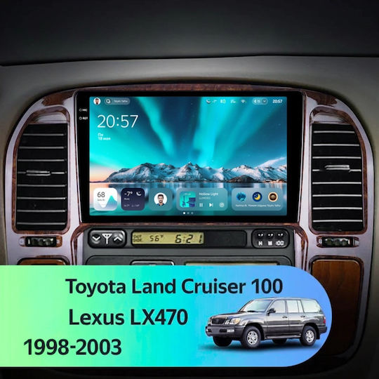 Teyes CC4 Auto-Audiosystem Lexus LX 1998-2008 6+128GB 9.5" QLED Octa-Core 2.7GHz Android 4G Bluetooth 5.1 DSP Variante A