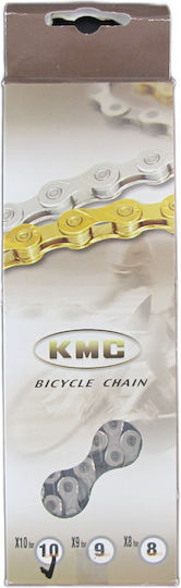 KMC Chain X-10 Велосипедна Верига 10 Скорости 116Връзки Сребриста