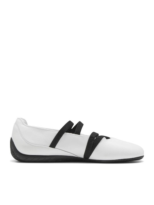 Speedcat Γυναικείες Μπαλαρίνες Sneaker-Style Λευκές