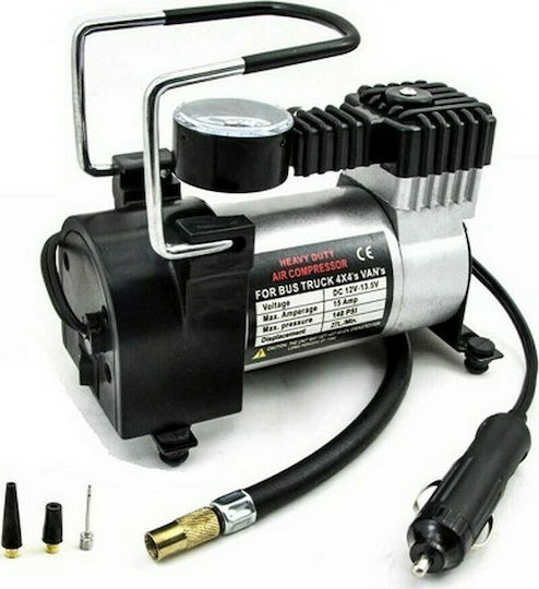 Car Tire Pump 140PSI with Cigarette Lighter Cable 12V