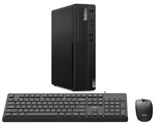 Lenovo ThinkCentre M70s SFF + Tastatură + Mouse Optimx Pro Km500 Recondiționat Grad A (Pentium Dual Core-G6400/8GB/256GB SSD/Fără sistem de operare)