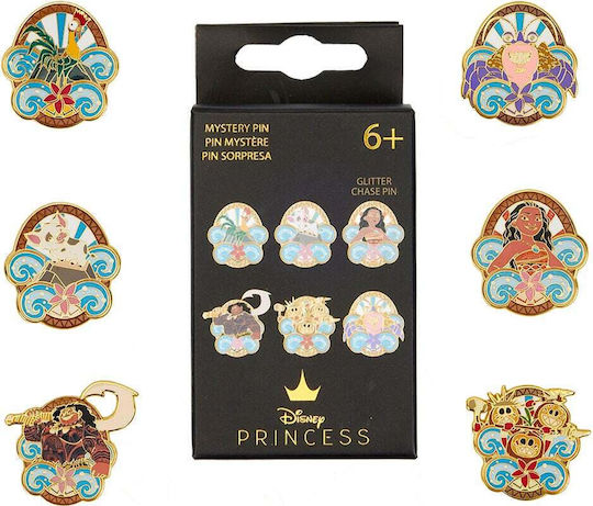 Loungefly Blind Box емайлиран значка Disney Vaiana Moana асортимент 12 бр