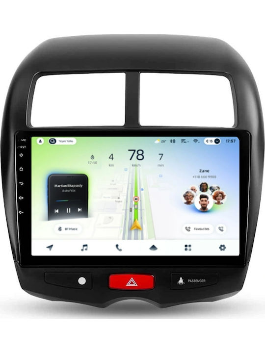 Teyes Cc4l Dts Navigație Auto Mitsubishi Asx 1 2010-2016 6+64gb 10.2" Qled Qualcomm 2ghz Android 4g Bluetooth 5.1 Dsp Variant A