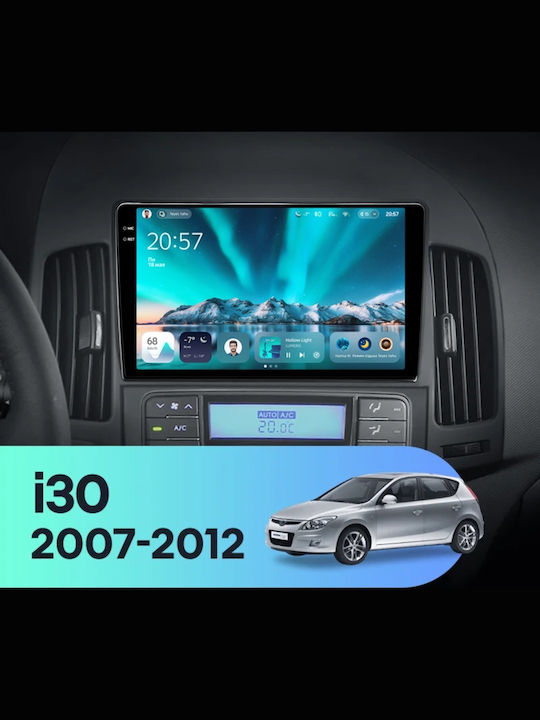 Teyes CC4 Auto-Audiosystem Hyundai I30 2007-2012 6+64GB 9.5 Zoll QLED Octa-Core 2.7GHz Android 4G Bluetooth 5.1 DSP Version B