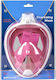 Silicone Full Face Pink Diving Mask